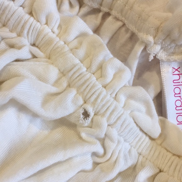 Exhilaration Ivory Floral Cuff Peasant Top Resale, Size Small Embroidered Floral - Picture 16 of 16